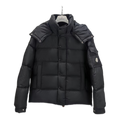 Moncler Maya Matte Hooded Puffer Jacket – Black | Premium Down