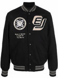 Enterprise Japan Varsity patch-detail bomber jacket