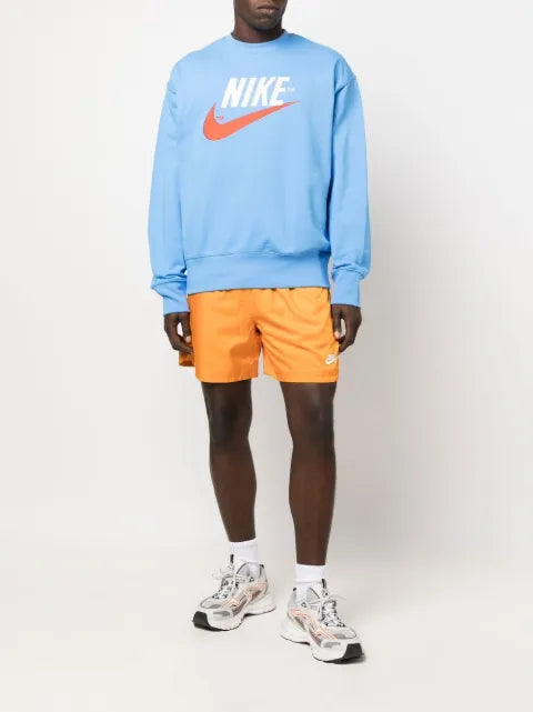 Nike swoosh-logo print sweatshirt