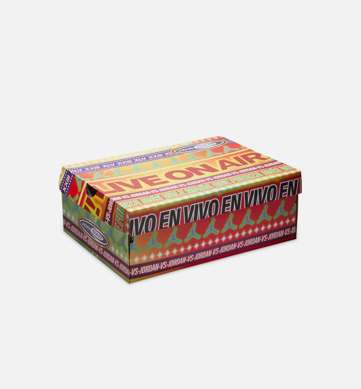 Air Jordan 3 Retro El Vuelo Men's Sneakers - Summit White / Pine Green / Dragon Red / Metallic Gold