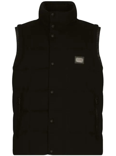 Dolce & Gabbana logo-tag padded vest
