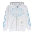 White Chop333r Hoodie