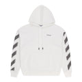 White Pixel Diagonal Skate Hoodie