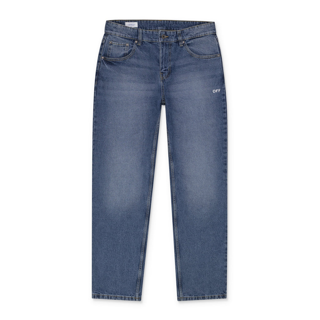 Med Indigo Spray Diag Jeans