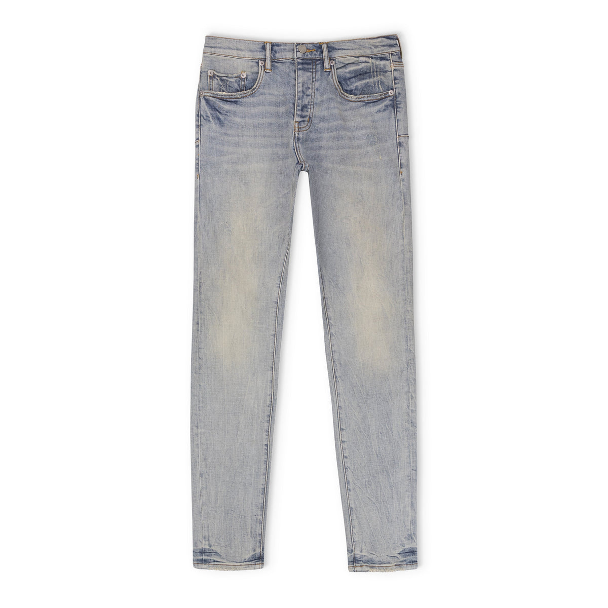 Light Indigo Fade Down Skinny Jeans