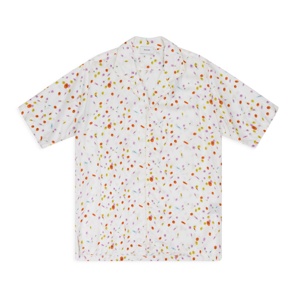 White Pill Collared Shirt