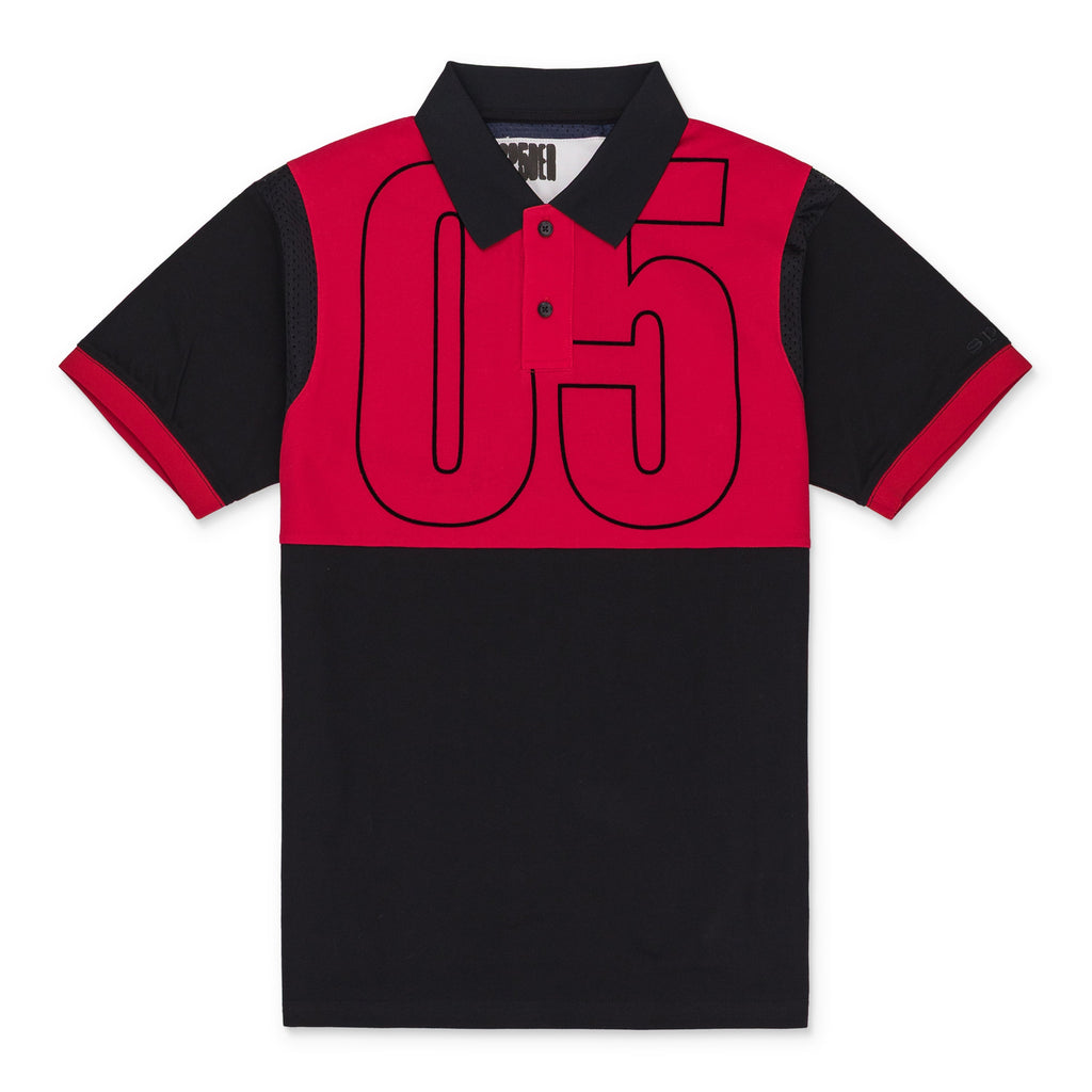Black Recruit Short Sleeve Polo
