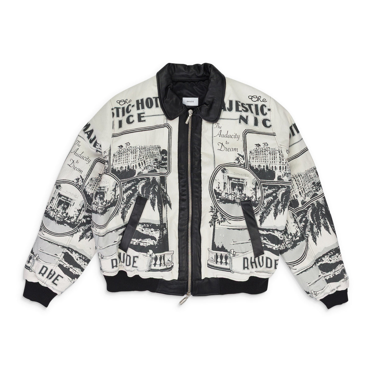 White Vouyage Bomber Jacket