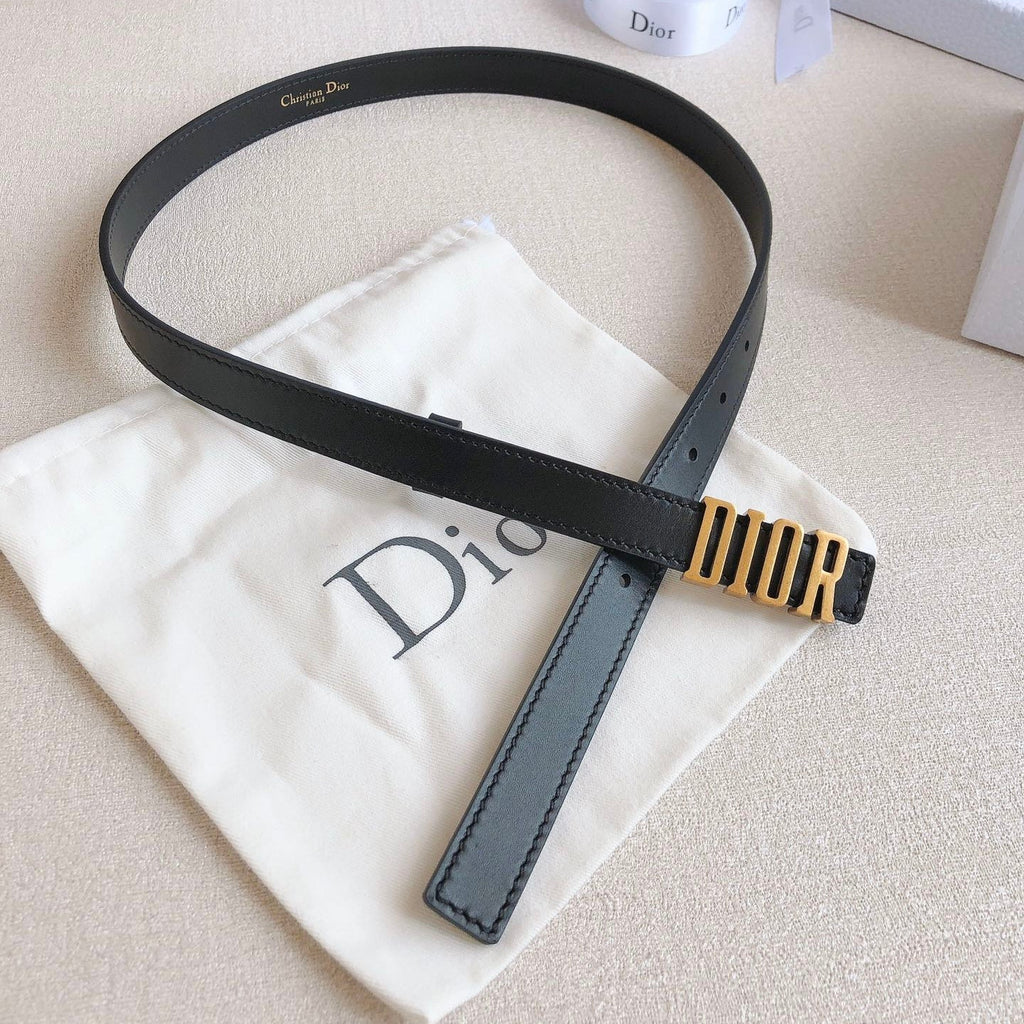 DIOR 25S BELT 20 MM IN BLACK CALFSKIN 613178
