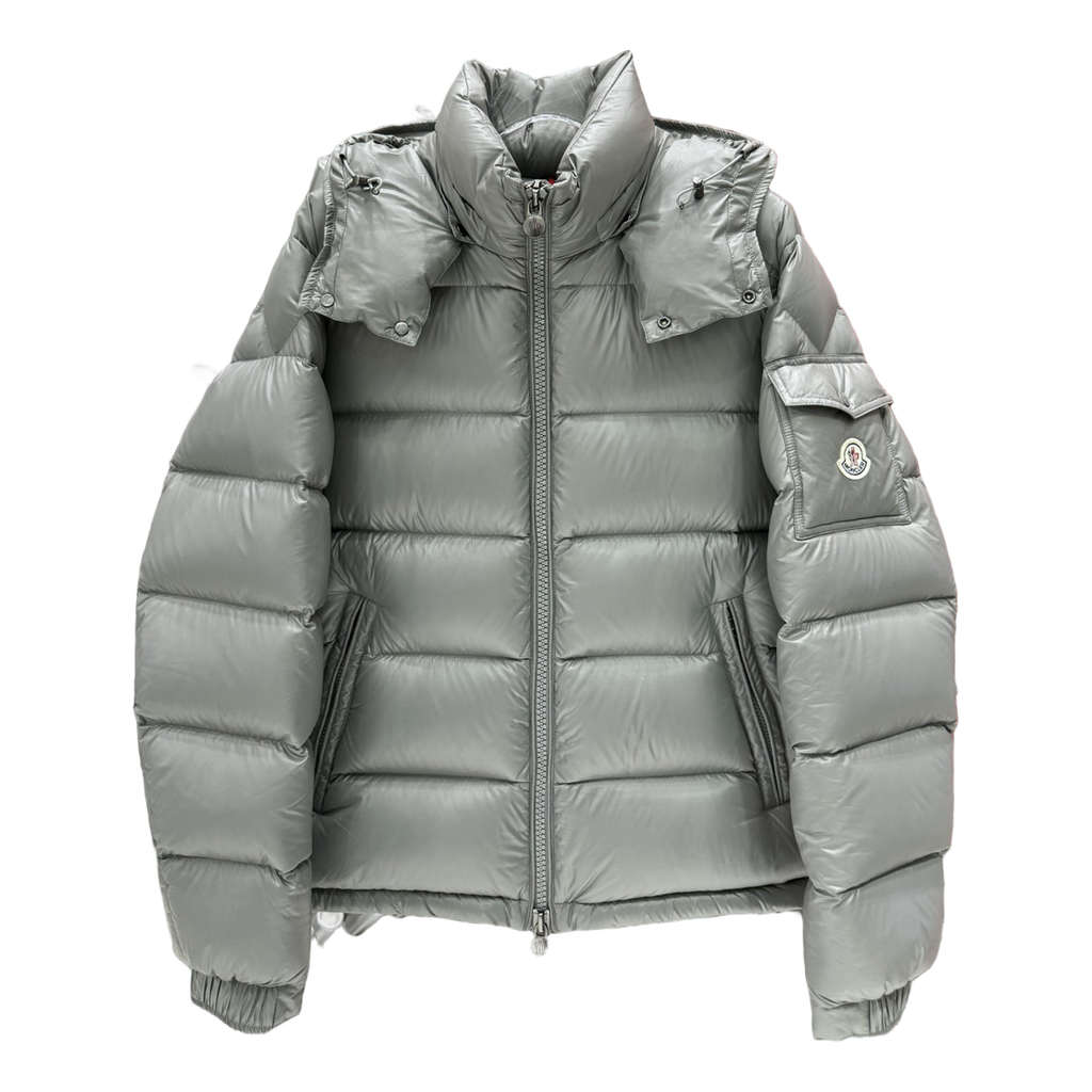 Moncler Maya Hooded Puffer Jacket – Gray | Premium Down