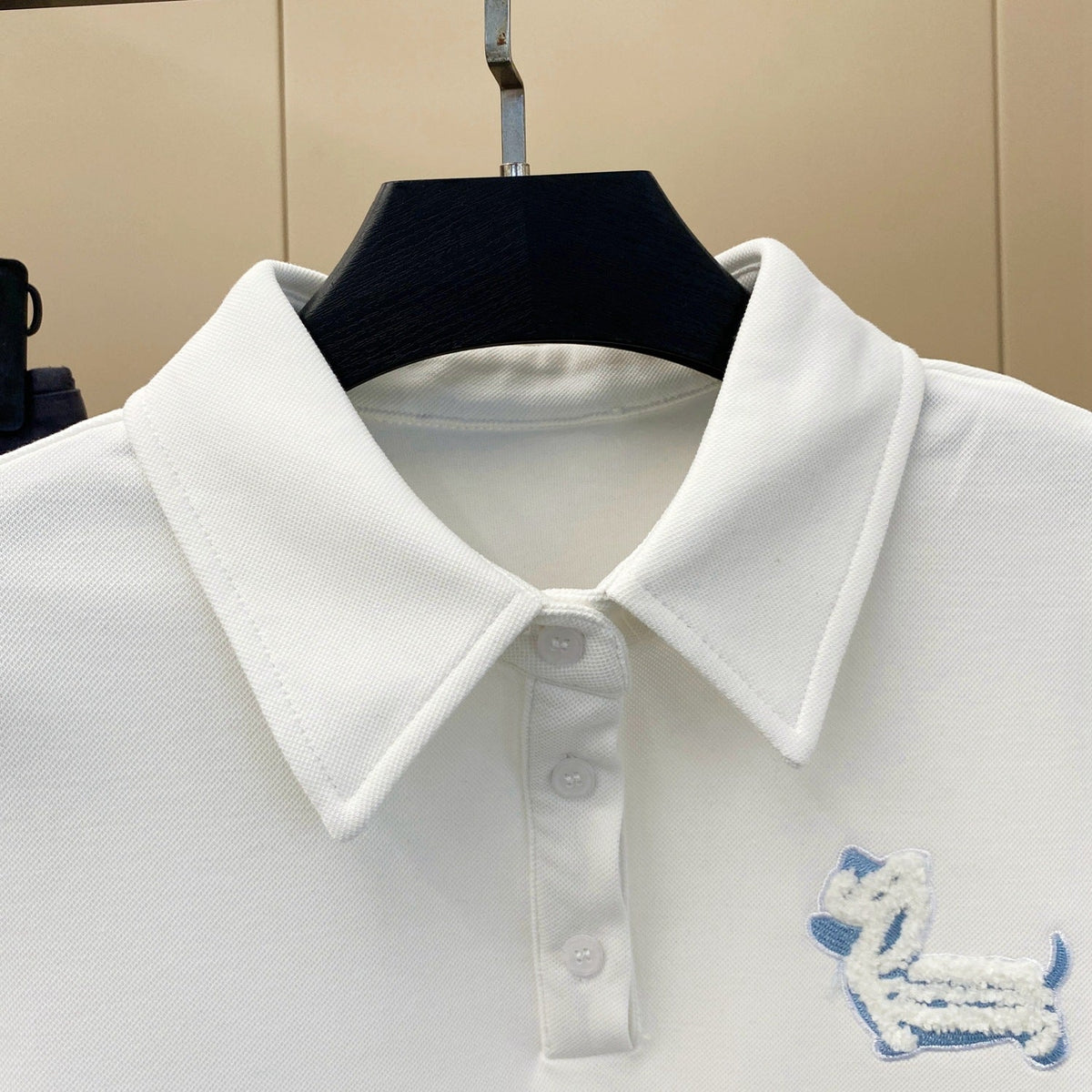 Thom Browne Women's Polo T-Shirt + Mid-Length Skirt Set