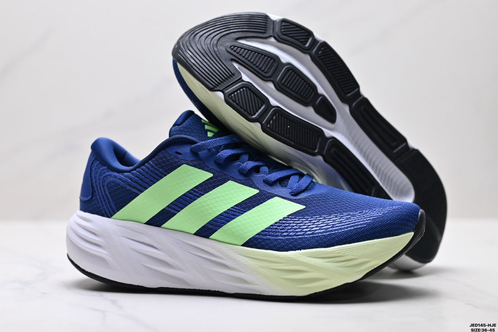 Adidas K81801550 Unisex Running Shoes - 2 Colorways incl. Blue/Green & Coral/Blue