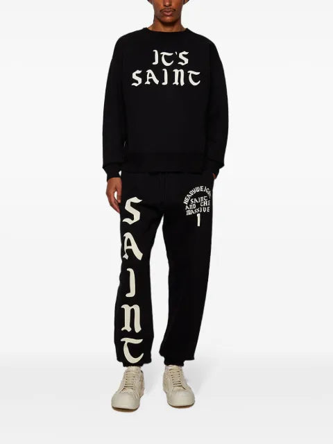 SAINT MXXXXXX logo-print sweatshirt