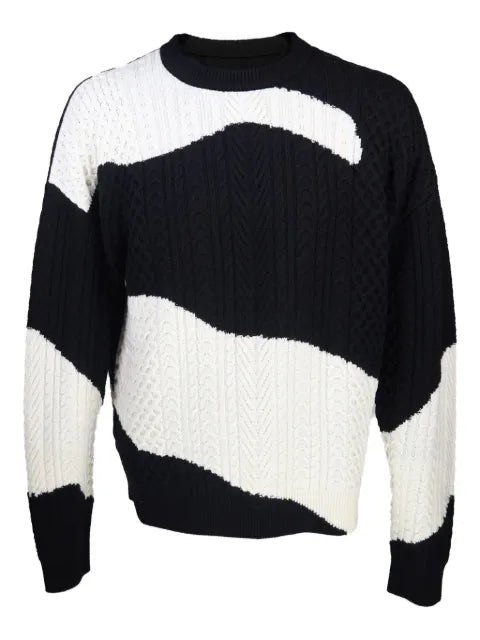 Mostly Heard Rarely Seen cable knit sweater