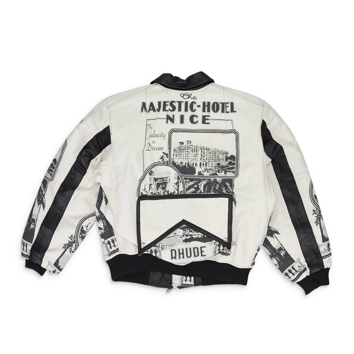 White Vouyage Bomber Jacket
