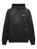 Represent logo-print cotton hoodie