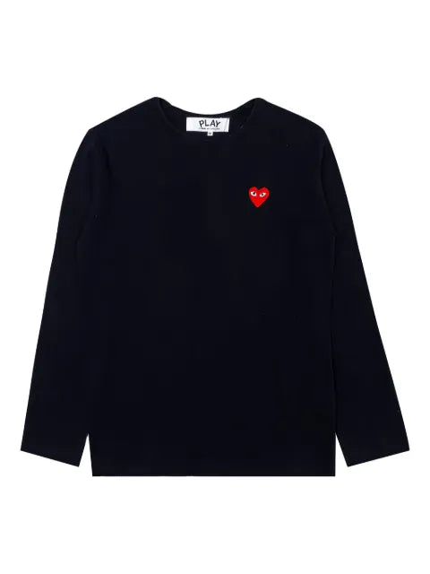Comme Des Garçons Play heart-logo sweater