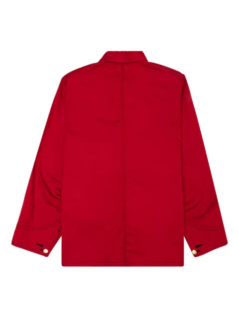 Needles x Smith's butterfly-embroidered shirt jacket