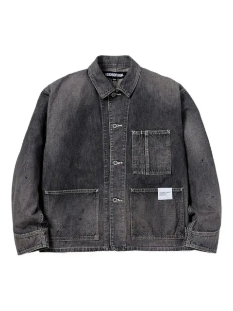 Neighborhood double-pocket cotton denim jacket