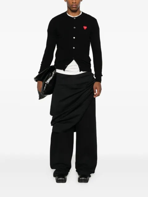 Comme Des Garçons Play heart-logo cardigan
