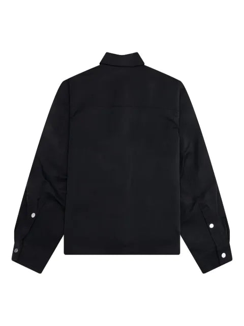 Represent logo-plaque shirt jacket