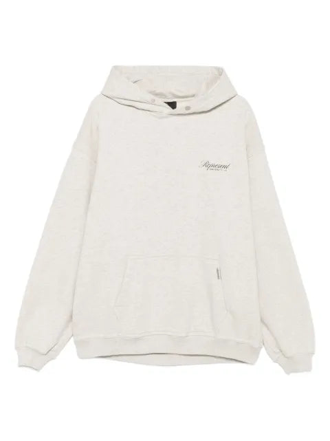 Represent logo-print hoodie