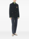 Valentino Garavani embroidered patch-pocket shirt jacket