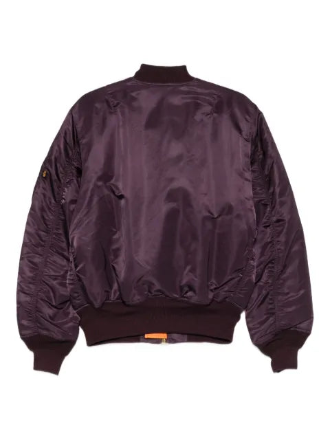 Alpha Industries zip-up bomber jacket