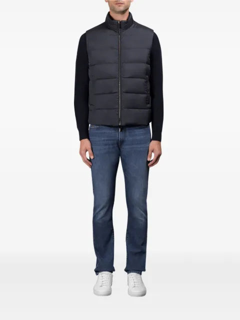 Moorer Falieri-Ls9 zip padded vest