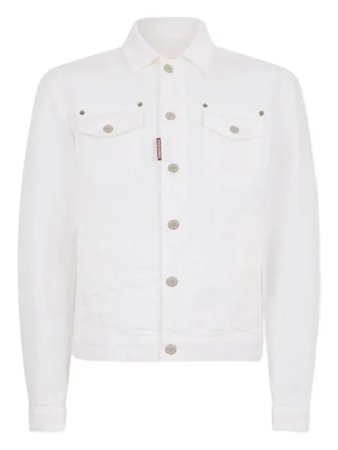 DSQUARED2 garment dyed dan jeans jacket