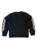 Chrome Hearts floral knit sweatshirt