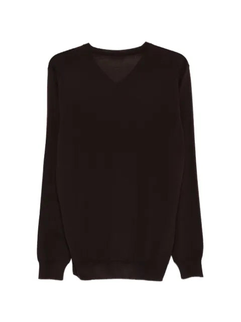 Drumohr V-neck long-sleeve sweater