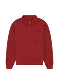 Fortela Yale zip-up chest-pocket sweatshirt