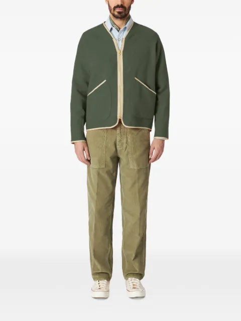 Fortela Sherpa contrast-trim zip jacket