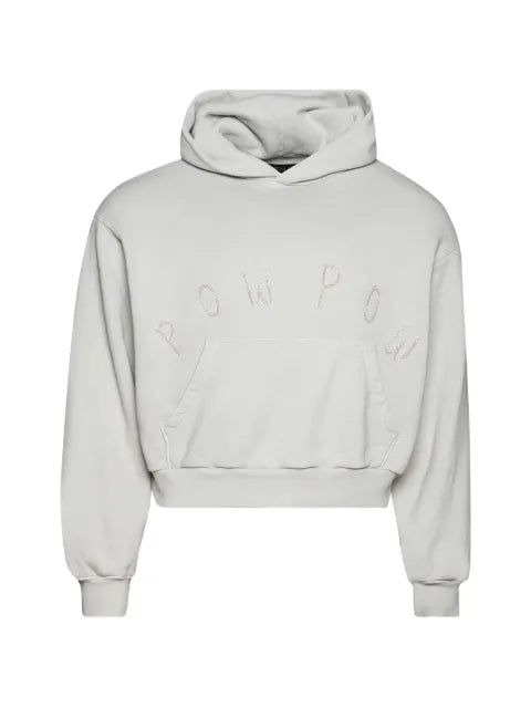 EARTHLING VIP text hooded sweatshirt