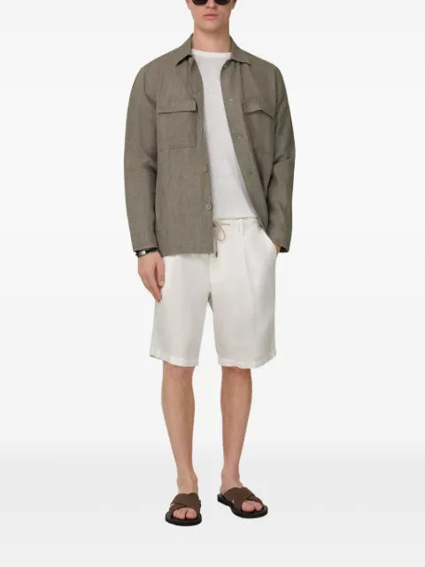 Boggi Milano flap-pocket shirt jacket