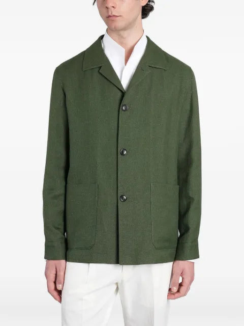 Zegna patch-pocket jacket