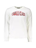 Cavalli Class logo-print cotton sweater