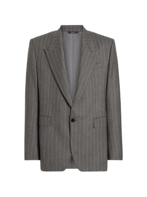 Dolce & Gabbana Palermo single-breasted pinstripe wool jacket