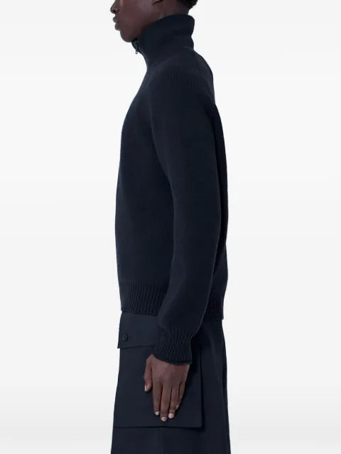 Margaret Howell high-neck quarter-zip sweater