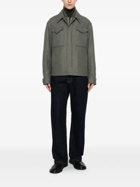 Eleventy flap-pocket jacket