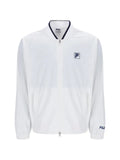 Fila logo-patch zip-up jacket