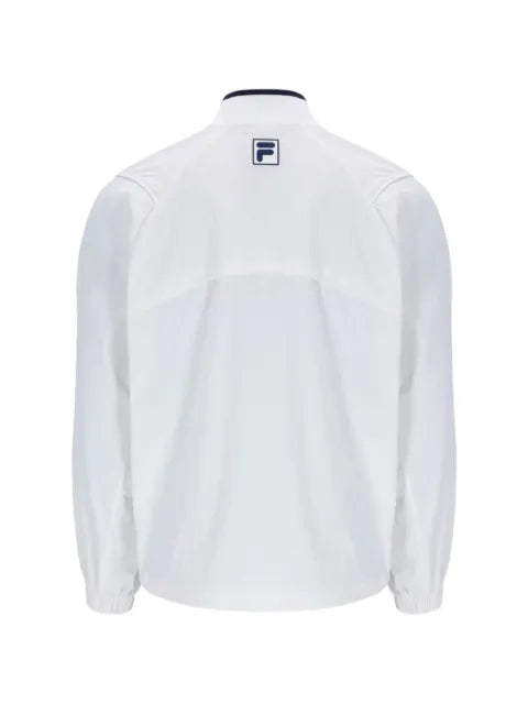 Fila logo-patch zip-up jacket