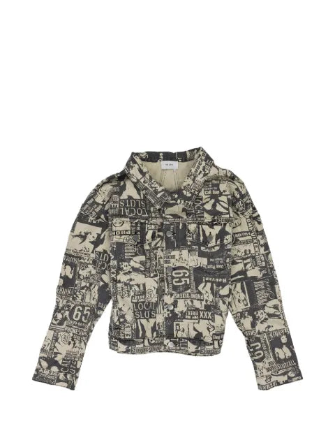 RHUDE graphic-print denim jacket