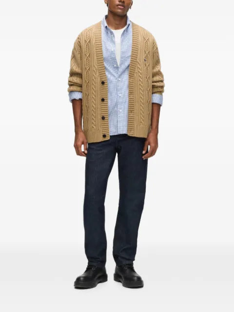 Karl Lagerfeld Ikon cable knit cardigan
