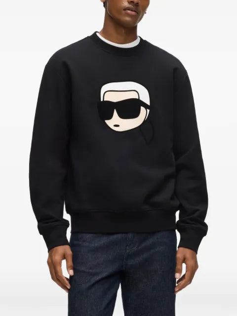 Karl Lagerfeld ikon bold graphic sweatshirt