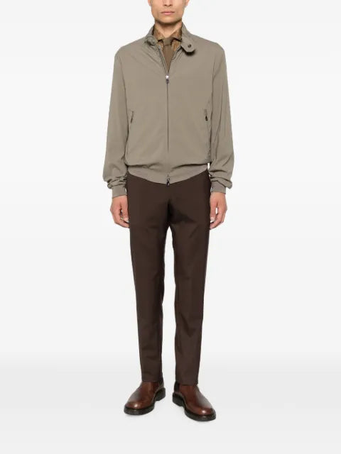 Corneliani high-neck zip-up bomber jacket