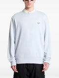 Fred Perry logo-embroidered crew-neck sweatshirt