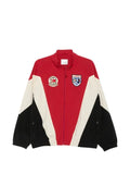 FOUND Pine And Rose logo-patch panelled jacket