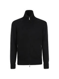 Cruciani high-neck zip-up cardigan